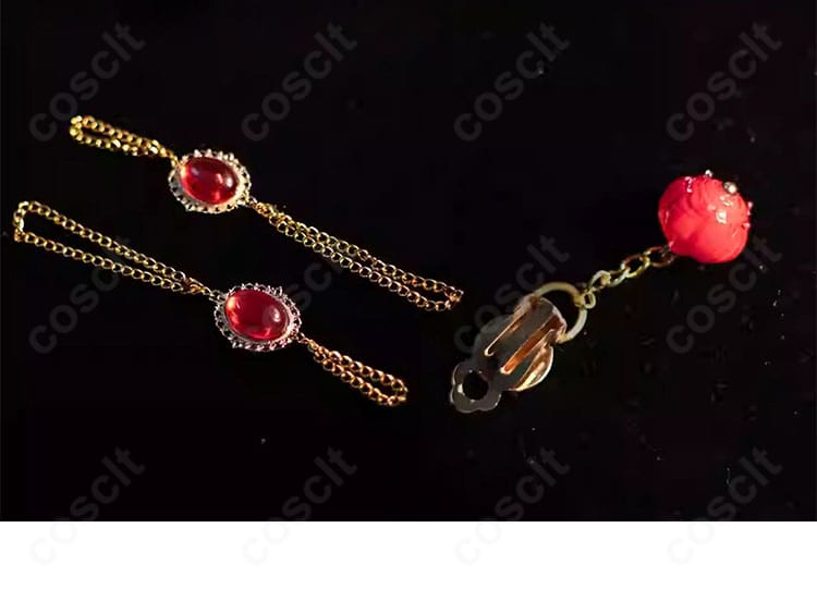 愛城華恋 千夜一夜物語ver. コスプレ衣装の耳飾りディテール。特徴的なアクセサリー形状を丁寧に再現。