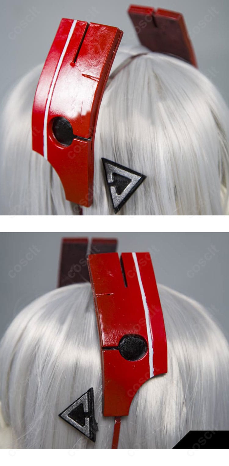 プリンツ・オイゲン ファイナル・ラップ ヘッドアクセサリーの装飾詳細。髪飾りの形状と色味を明確に表示