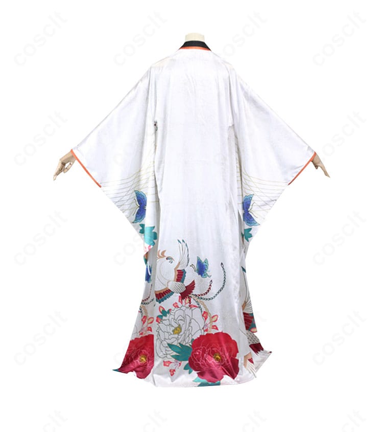 ホロライブ 小鳥遊キアラ お正月衣装の背面ディテール。刺繍風意匠と装飾パーツの配置を寄りで確認できる画像。