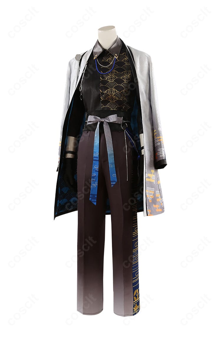 神代類衣装を左側から。袖口の切り替えと装飾パーツのディテールを確認できます。