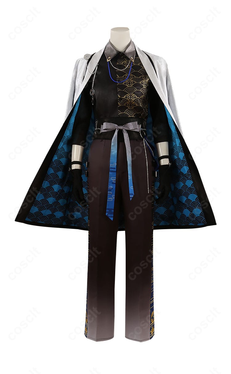 神代類ライブ衣装の正面全体。コートのハリ感と装飾配置、胸飾りの位置まで忠実に再現。