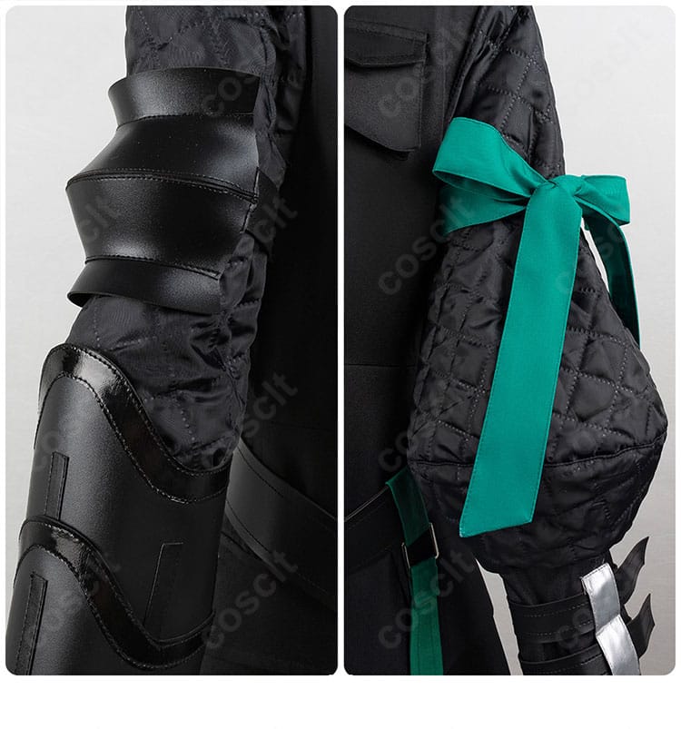 ヤエノムテキ 勝負服の袖口装飾アップ。刺繍と縁取り、素材の質感を強調したディテール