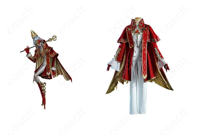 第五人格 夜の番人(イタカ)コスプレ衣装一式。マントとロングコートの重厚感を再現した高完成度モデル。