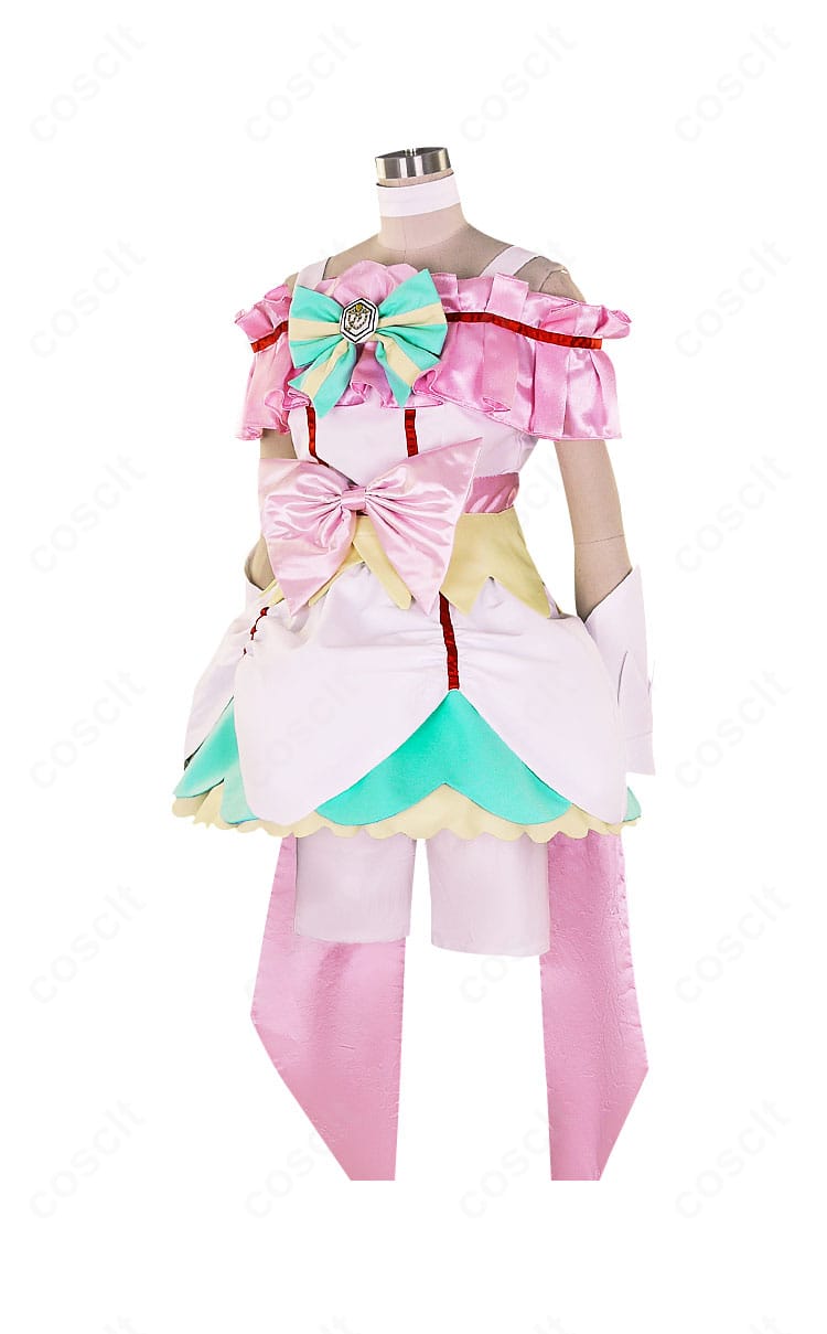 キュアエコー衣装の左側全体像。映画準拠のディテールとバランスを確認できる角度