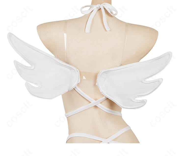 2.5次元の誘惑 リリエル衛生小隊コスプレ 背中装飾ディテール。バックデザインの立体感を強調。