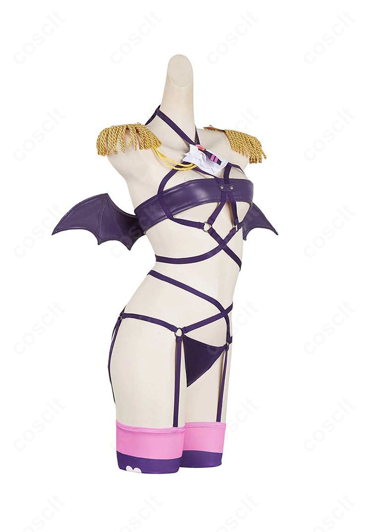 ミリエラ衛生小隊Ver.コスプレ衣装を右側面から撮影したシルエット確認用画像