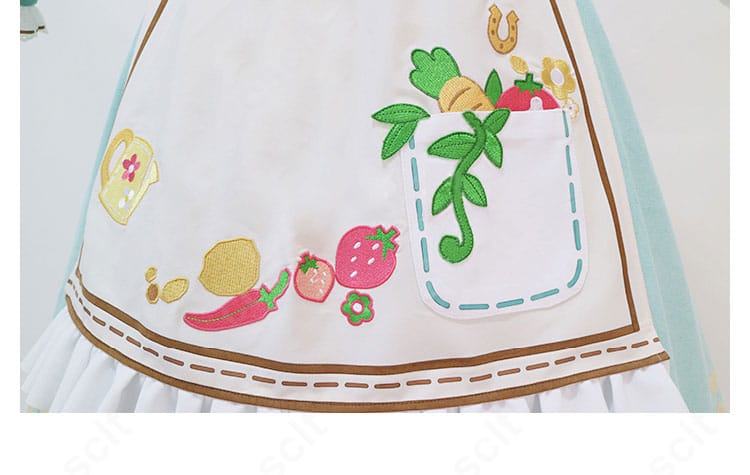 ライスシャワー 勝負服コスプレ スカート装飾のディテール｜裾のボリューム感