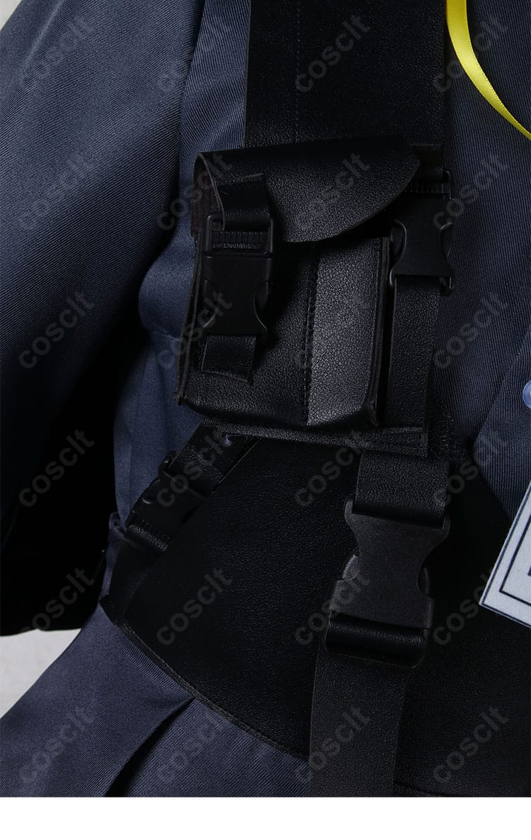 フランカ衣装の襟パーツ装飾。硬めの仕立てでシャープな印象を出す構造を確認できる。