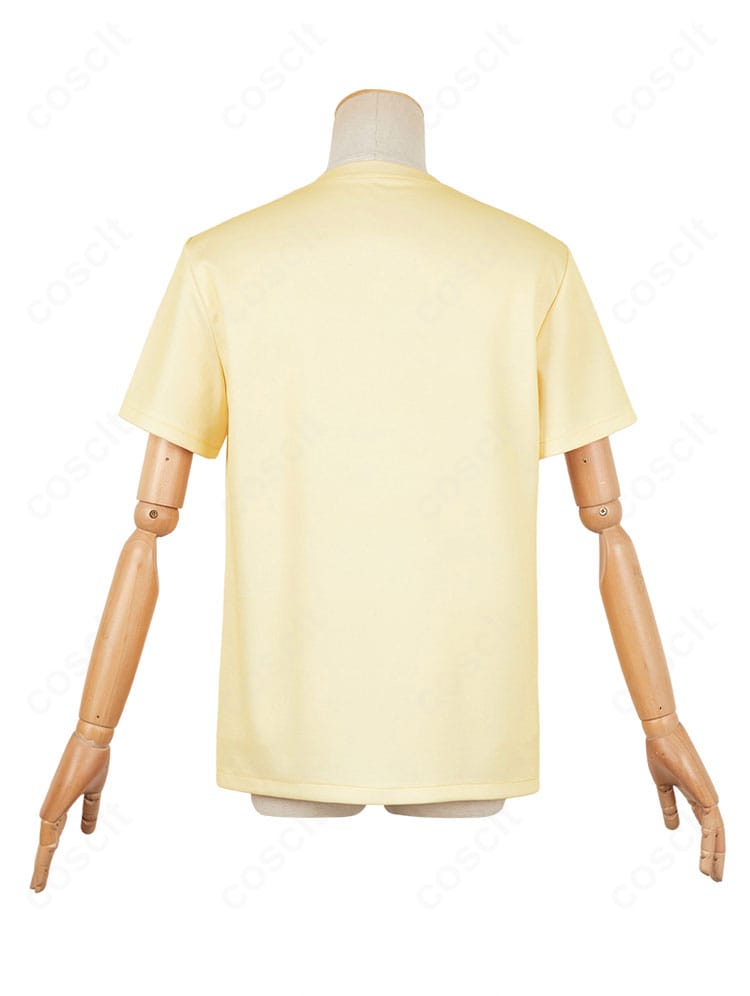 鹿乃子のこ シカ組Tシャツの背面。クリーンなストレートラインで写真映えするシルエット。