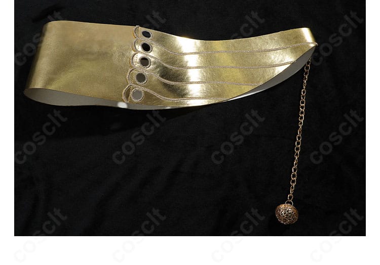 腰飾り装飾の別角度。重なりと可動部の関係が分かる。