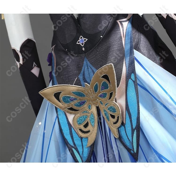 崩壊3rd アポニア 胡蝶の夢造り衣装 高再現チャイナ｜刺繍が映えるエレガント仕様 - 4枚目の画像