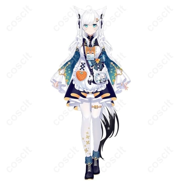 白上フブキ レトロ喫茶コスプレ衣装｜高再現＆快適設計でイベント・撮影に最適