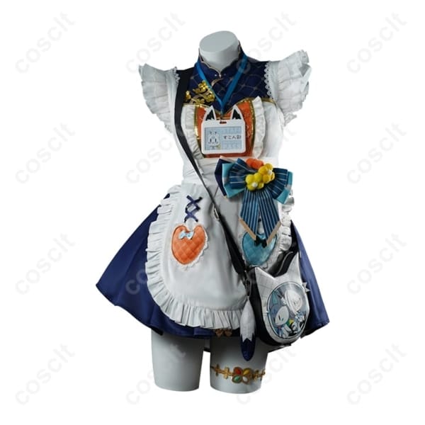 白上フブキ レトロ喫茶コスプレ衣装｜高再現＆快適設計でイベント・撮影に最適