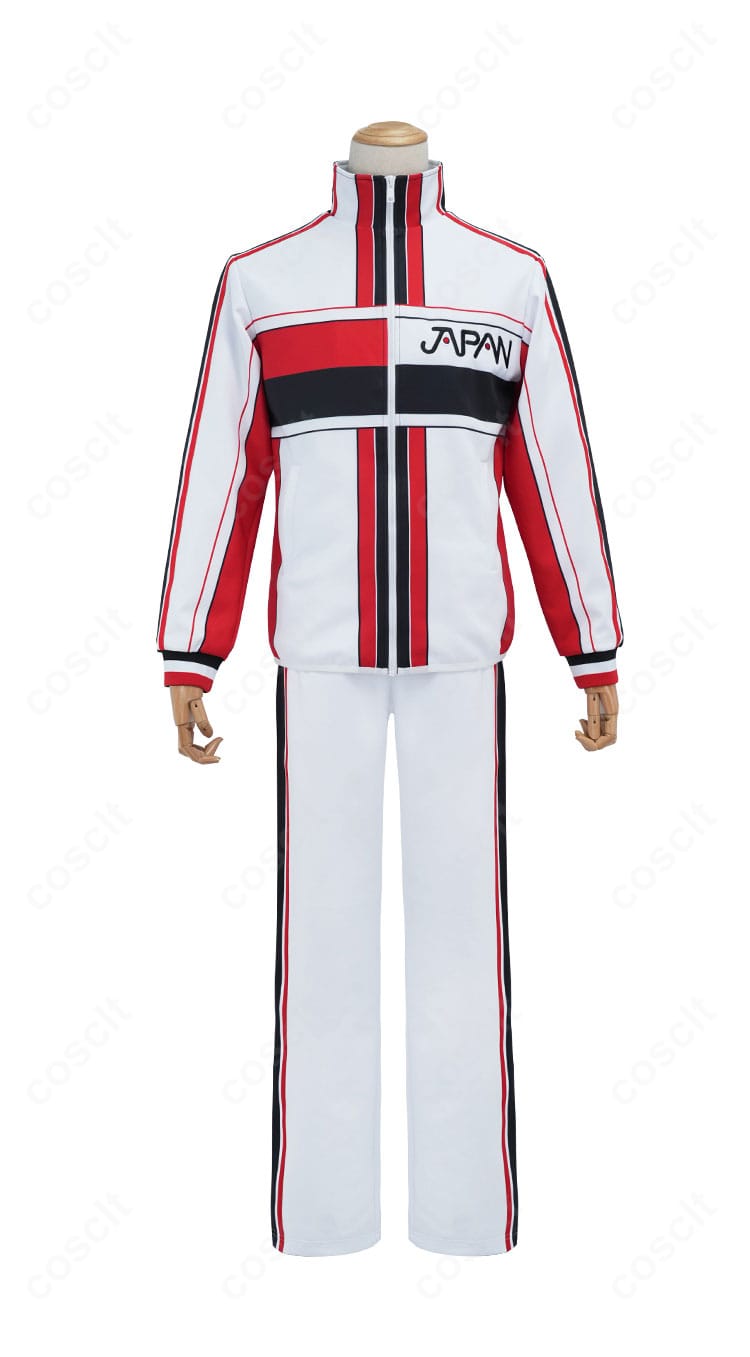 新テニスの王子様 越前リョーマ・不二周助 U-17セミファイナル風ジャージ 正面全体のコスプレ衣装画像