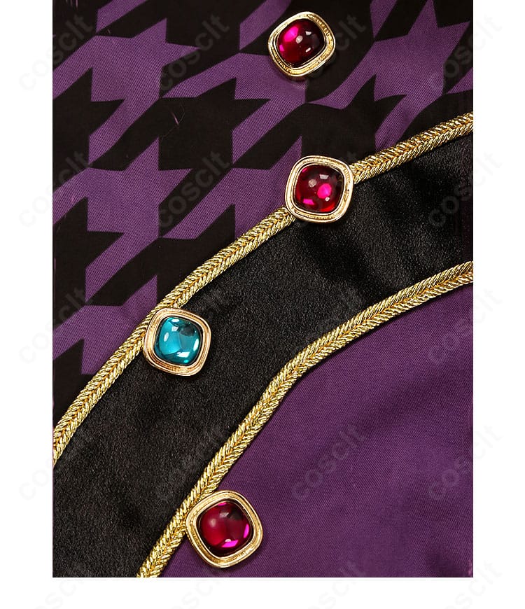 乙狩アドニス SWING NIGHT衣装 背面の宝石風装飾ディテール