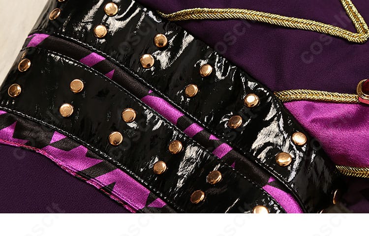 乙狩アドニス SWING NIGHT衣装 右袖装飾のクローズアップ