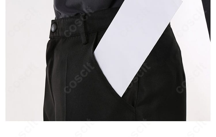 エペル・フェルミエ花婿風コスプレ衣装・パンツのポケットディテール。実用性とシルエットの両立