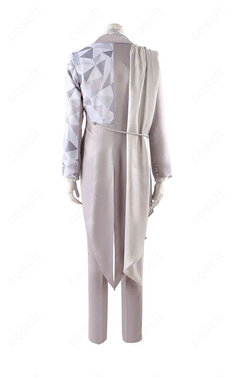 ツイステ 記念衣装 コスプレ 背面デザイン|ショールの落ち感と背面の切替再現