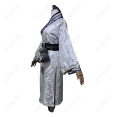 白無常（謝必安）コスプレ衣装｜刺繍高再現と軽快な着用感で撮影・イベントに最適 - 2枚目の画像（サムネイル）