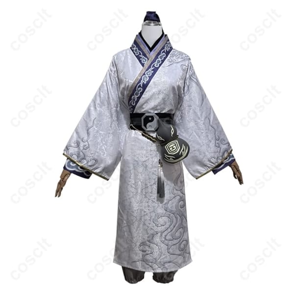 白無常（謝必安）コスプレ衣装｜刺繍高再現と軽快な着用感で撮影・イベントに最適