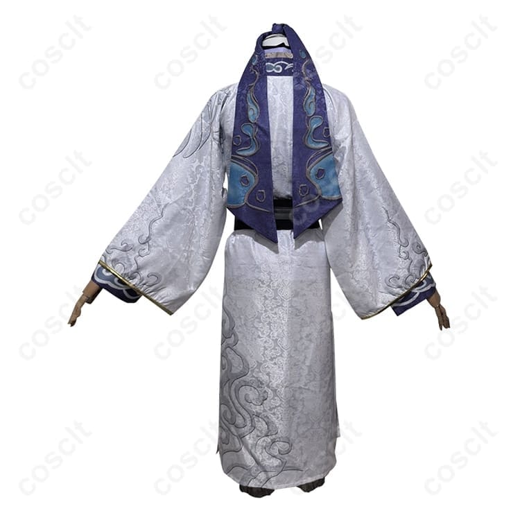白無常（謝必安）コスプレ衣装｜刺繍高再現と軽快な着用感で撮影・イベントに最適 - 3枚目の画像