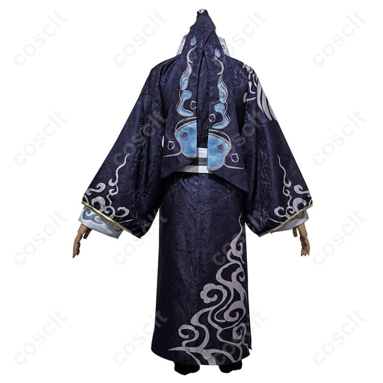 第五人格 黒無常『陰陽司公』コスプレ 高再現で撮影映え、イベントも動きやすい一式 - 3枚目の画像