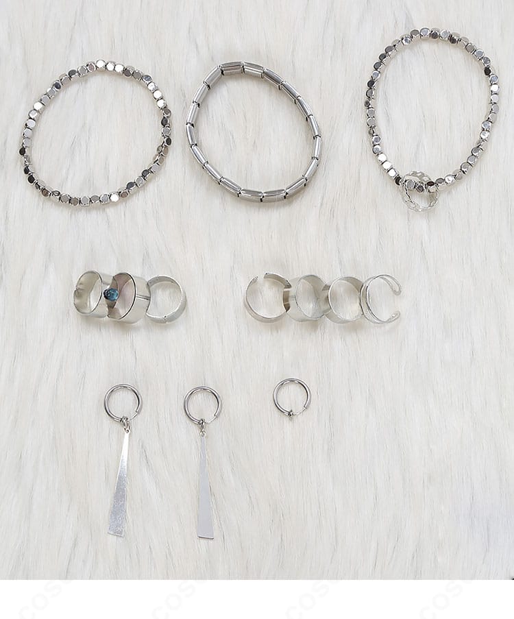 アクセサリー一式：蓮巳敬人 ドミナント衣装のブレスレット・指輪・イヤリング