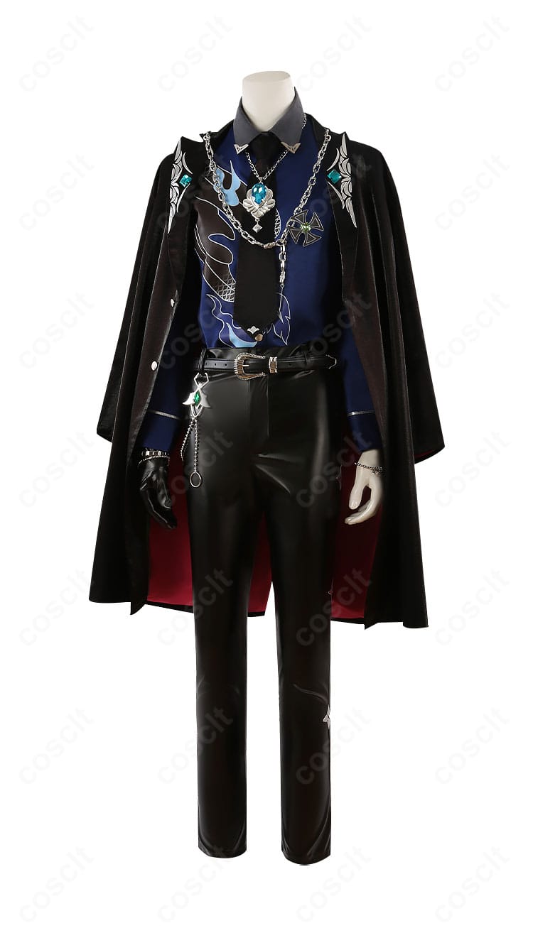 左側面：蓮巳敬人 ドミナント衣装の袖口装飾と側面のディテール