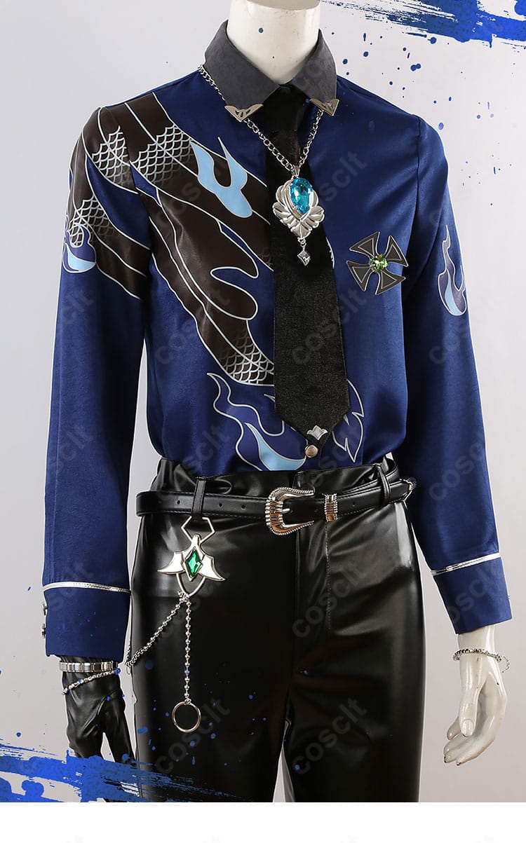 装飾ディテール集合：蓮巳敬人 ドミナント衣装の金属パーツ・チェーンの質感