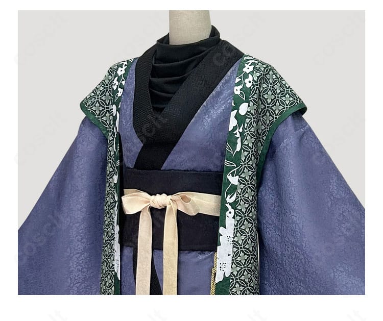 黒神話:悟空 クモ精 4番目の姉コスプレの装飾クローズアップ。腰間の紐飾りと装飾パーツの質感が分かる接写。