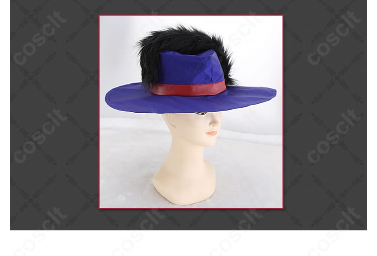 帽子ディテール。寮服コーデに合うアクセント小物で、ルック全体を引き締める。