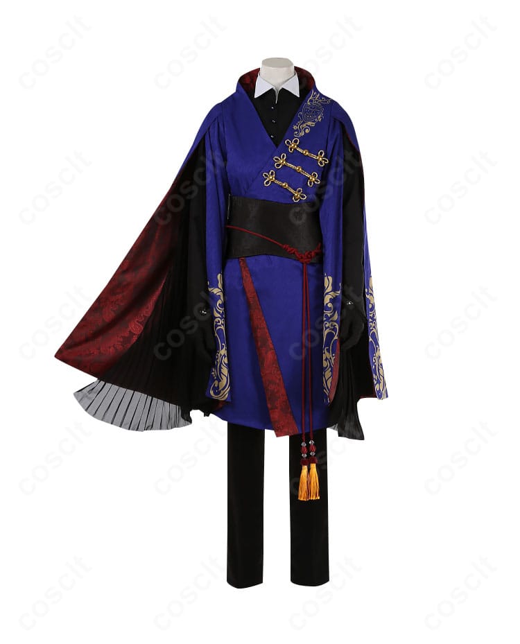 ルーク・ハントとエペル・フェルミエ寮服の全身フロント。ディズニー ツイステッドワンダーランド公式デザインの雰囲気を忠実に表現。