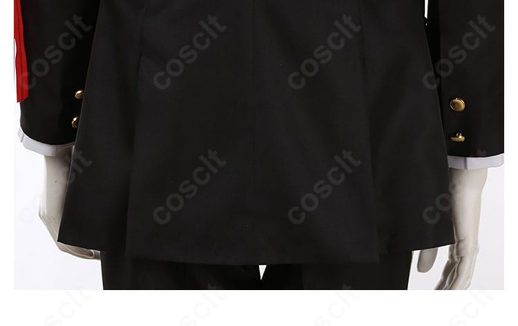 ヴィル・シェーンハイト寮服の背面ディテールとベンツ処理の確認カット