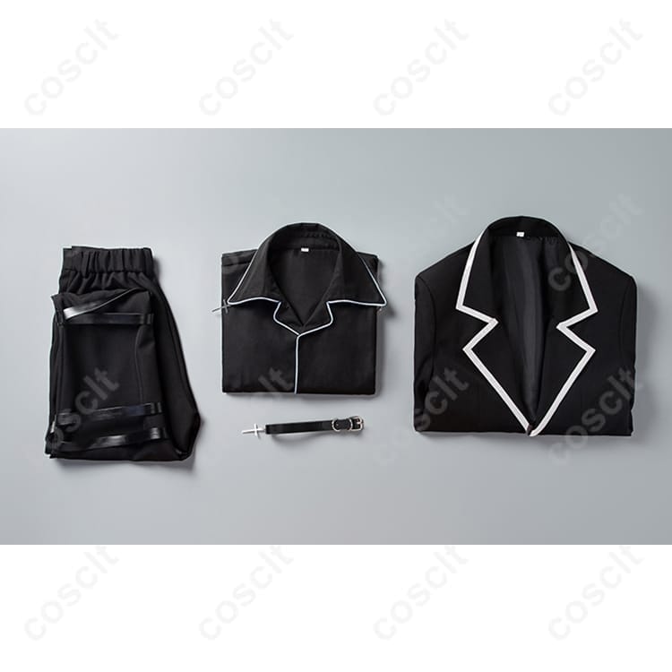 しゅごキャラ! 月詠イクト コスプレ衣装 黒コート＆チョーカー 高再現で撮影映え、イベントも快適 - 7枚目の画像