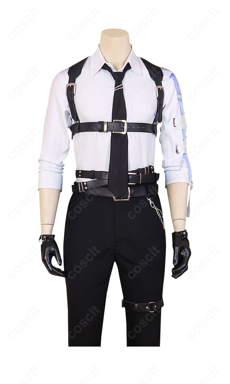 胸元の花柄モチーフや刺繍装飾のクローズアップ。繊細な意匠を忠実再現