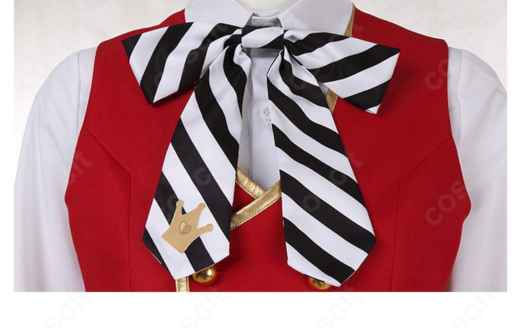 リボン装飾の結び目と質感、配色コントラストを強調した接写