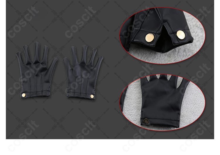 手袋の意匠とステッチが見えるディテール写真