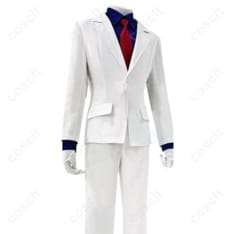 名探偵コナン 怪盗キッド コスプレ衣装。高再現で撮影＆イベントに最適なマント・コートセット - 4枚目の画像（サムネイル）
