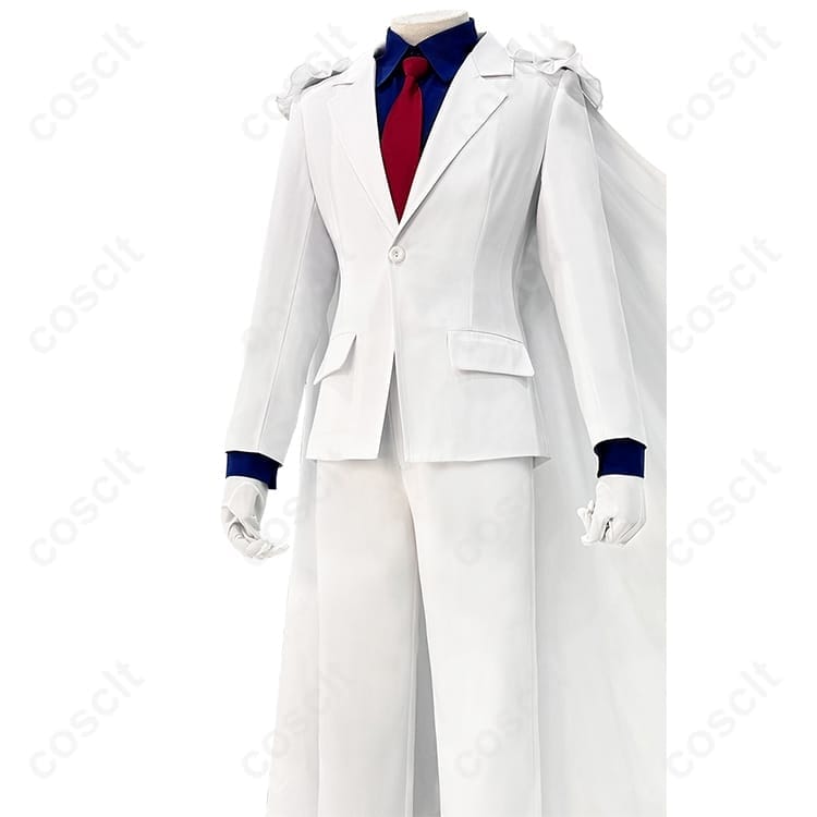 名探偵コナン 怪盗キッド コスプレ衣装。高再現で撮影＆イベントに最適なマント・コートセット - 3枚目の画像