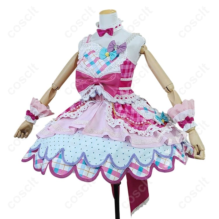 アイカツスターズ！虹野ゆめ ドレス衣装 高再現の刺繍×軽やか設計で撮影・イベントに最適 - 2枚目の画像