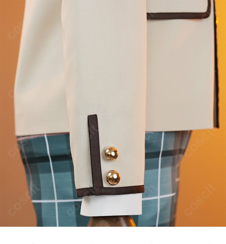 あんさんぶるスターズ！！ 私立すくらんぶる学園 制服の袖装飾とステッチのアップ