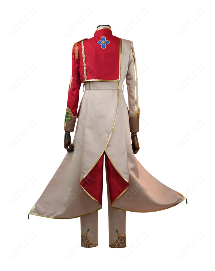 あんさんぶるスターズ!! 三毛縞 斑 衣装の背面詳細。裾のラインと背面装飾のバランスを確認できる。