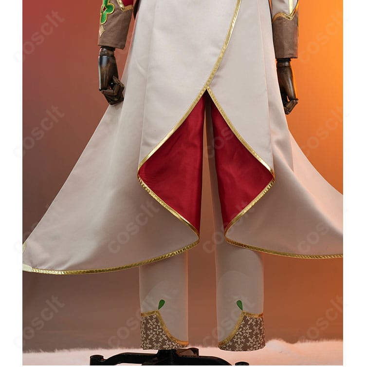 三毛縞 斑 衣装の背面裾装飾アップ。動きに映えるディテールを丁寧に表現。