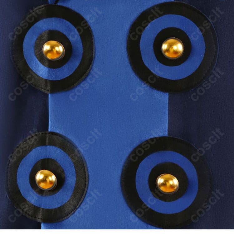 結城理 ベルベットルーム衣装 門襟装飾の刺繍と縁取りディテール