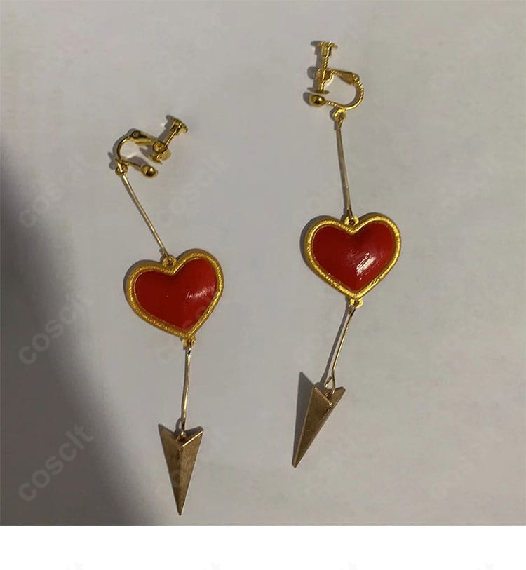 クーリア・ノノア衣装 耳飾りの細部（形状・留め具）