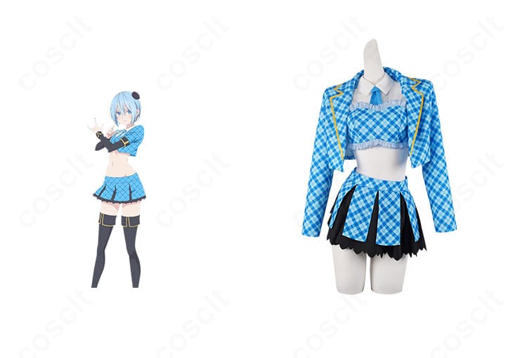 2.5次元の誘惑 クーリア・ノノア（乃愛）のコスプレ衣装とキャラクターイメージを示す参考画像