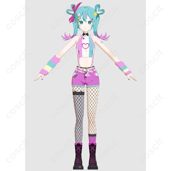 初音ミク『あいたい星人』衣装 通気性とハリ感で快適、イベント・撮影に最適