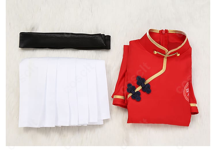 セット内容一覧:ワンピース、ショートスカート、帯の3点セット