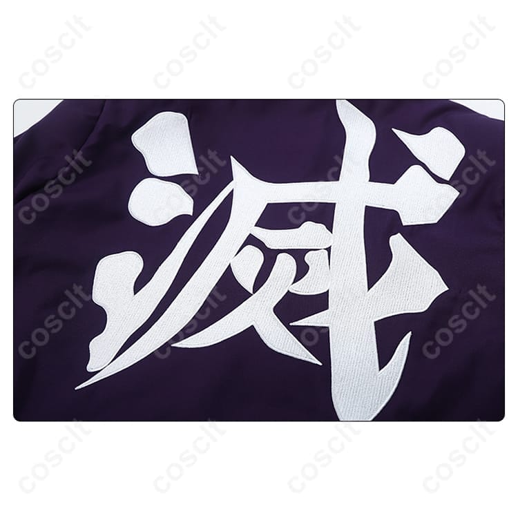 鬼滅の刃 栗花落カナヲ 隊服コスプレ 刺繍と上質生地で高再現・快適、イベント撮影に最適 - 6枚目の画像