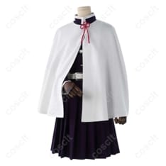 鬼滅の刃 栗花落カナヲ 隊服コスプレ 刺繍と上質生地で高再現・快適、イベント撮影に最適 - 2枚目の画像（サムネイル）